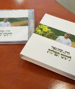 הדפסה של מארז לדיסקים